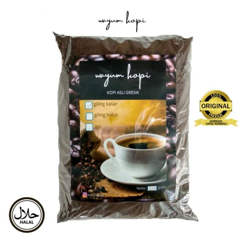 Kopi kasar Asli Gresik 500gr/320gr
