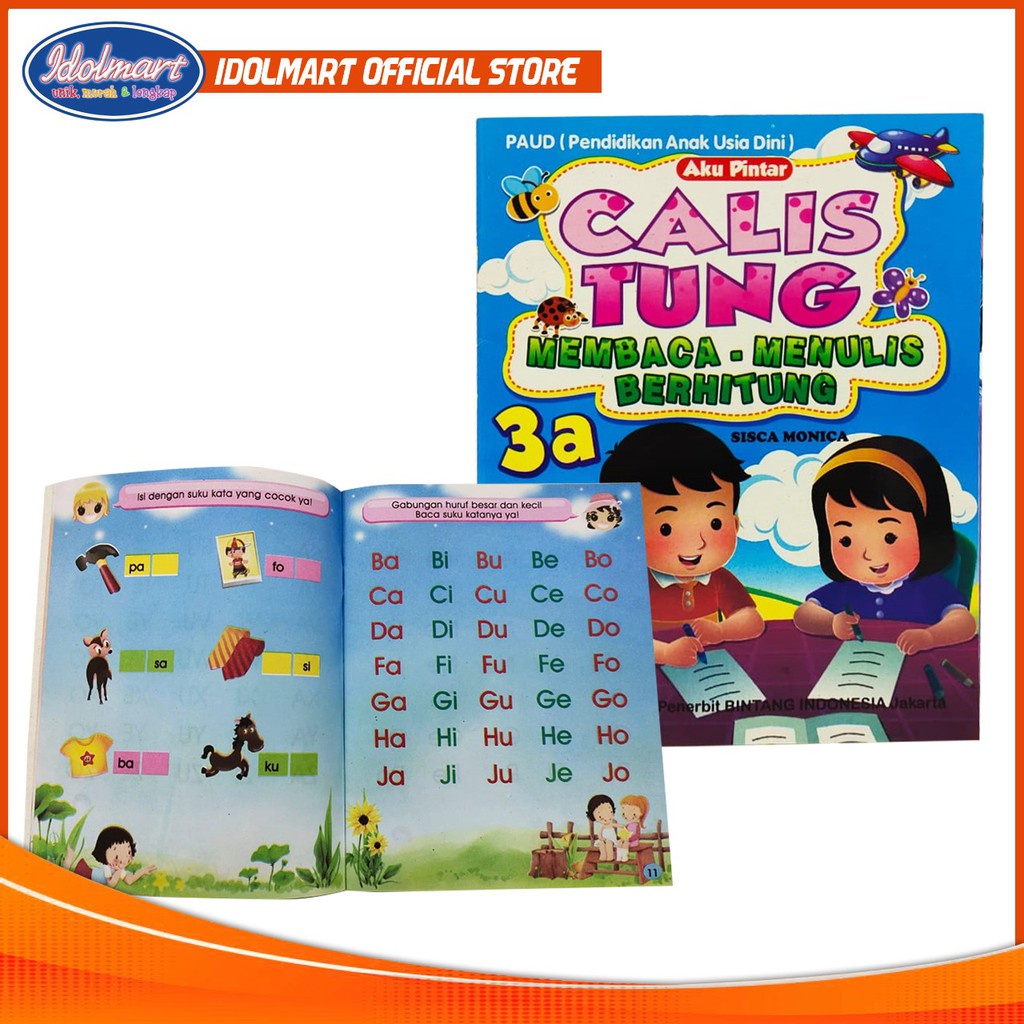 IDOLAKU Buku Aku Pintar Calistung Ubtuk Anak