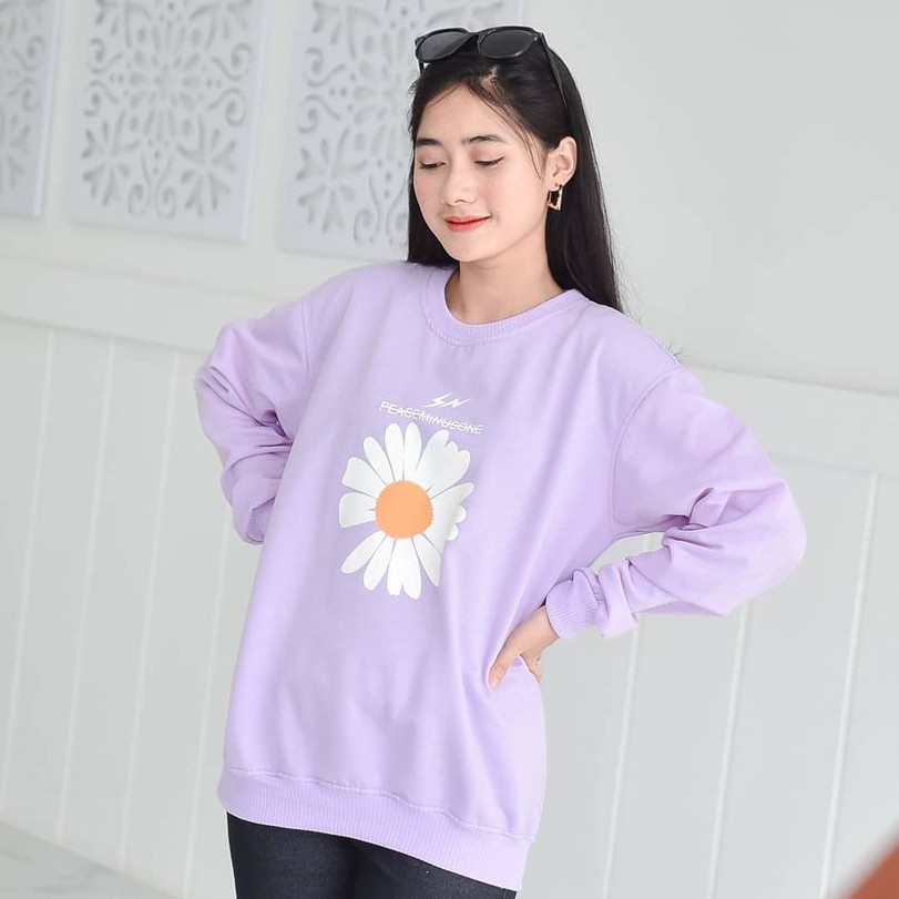 One Daisy Sweatshirt - Sweatshirt Pria dan Wanita