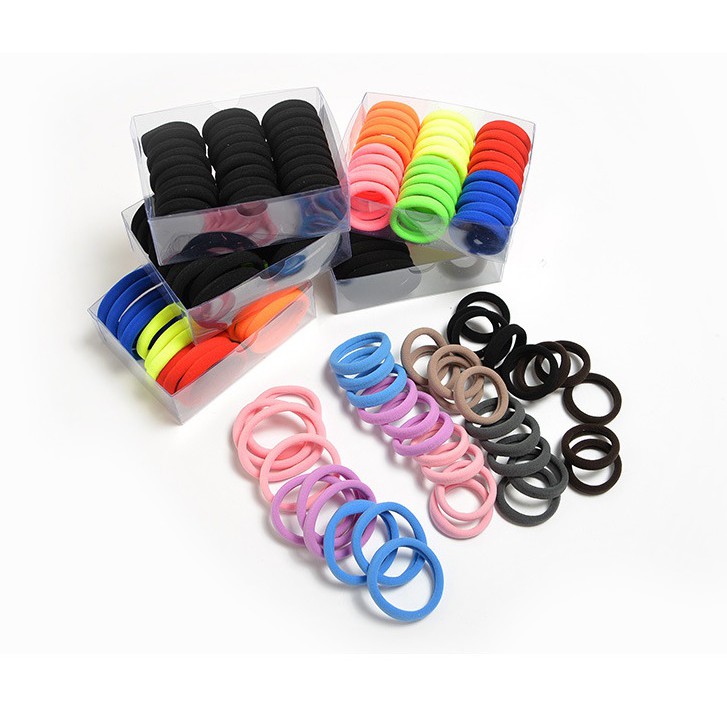 DZ Karet Ikat Rambut Polos Korea Simple Elegan DZ Karet Ikat Rambut Polos Korea Simple Elegan