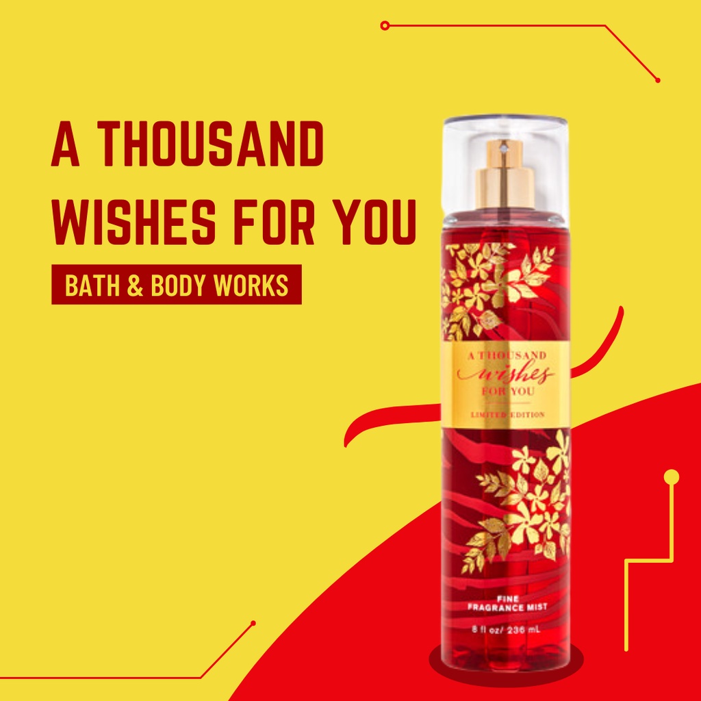 BBW Bath & Body Works - A Thousand Wishes for You | Tester | Sample | Share in Bottle | Travel Size 