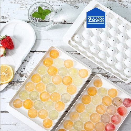 Cetakan Es Batu Bulat 33 Cetakan 33 Round Ice Cube Tray