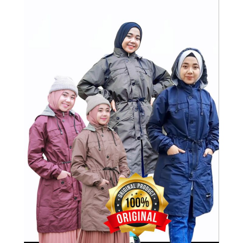 ANAPHA JAKET PARKA CEWE SYAR I syar'i  / jaket hijab hijabers JACKET muslimah syar i syari syar'i