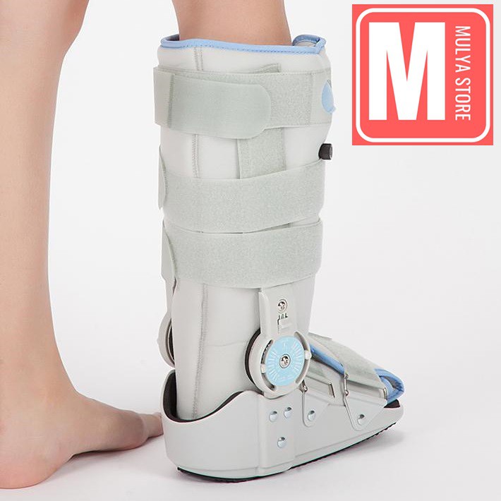 Ankle Walker Boot Rom Inflatable Brace With Range of Motion Control