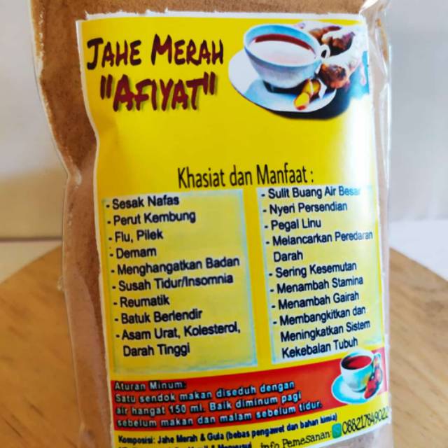 

jahe merah 130gram