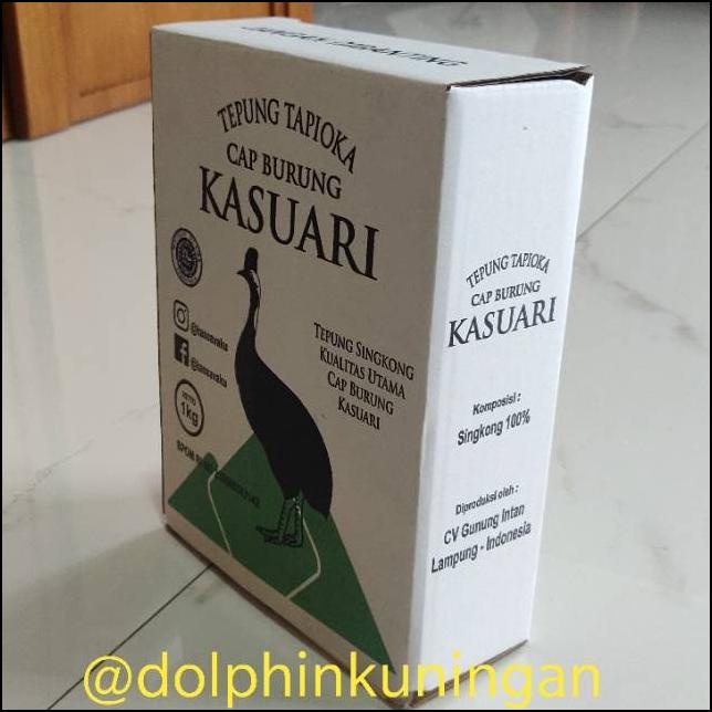 

100 Tepung Asli KASUARI 1kg cap BURUNG Singkong Tapioka