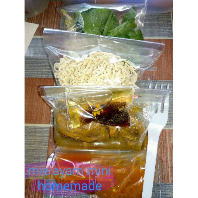 

mie ayam mini homemade