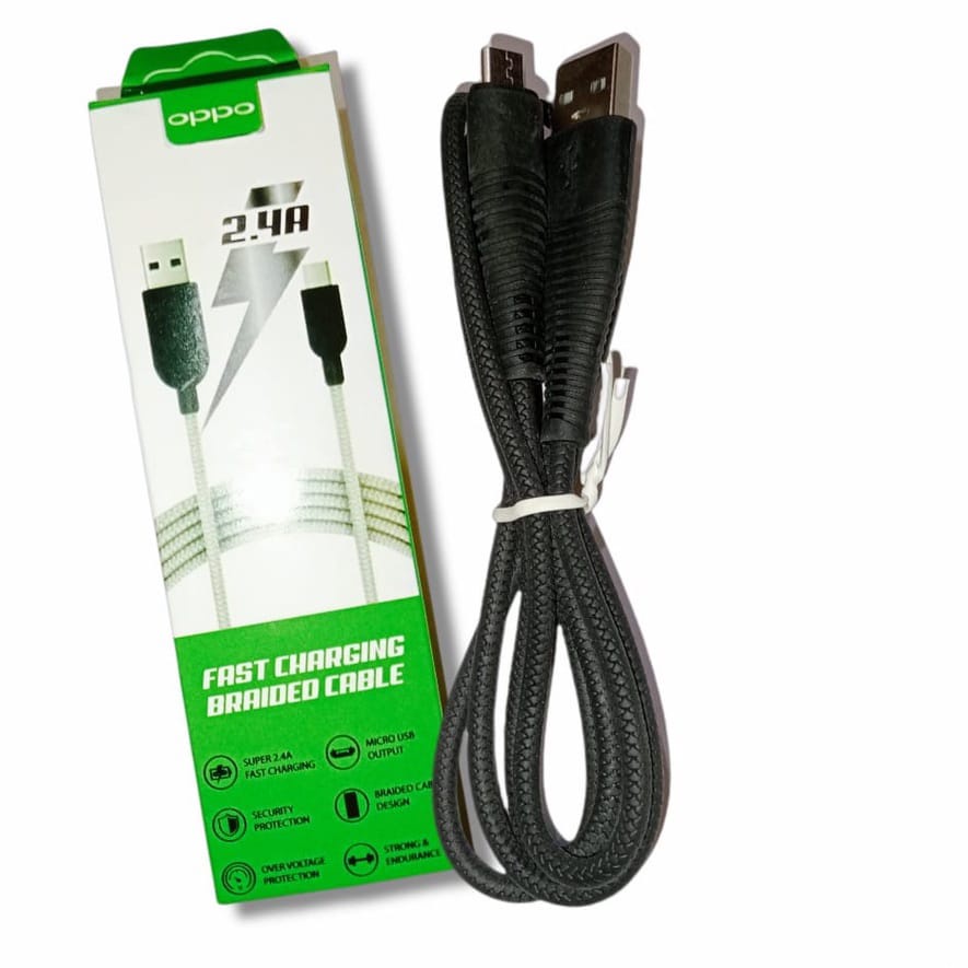 KABEL DATA BRANDED 2,4A MICRO ANDROID FAST CHARGING TERMURAH