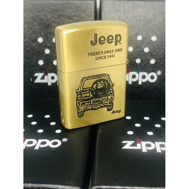 Korek Api Lighter Zippo Jeep Grafir Ukiran Embosh Timbul 3D Souvenir Koleksi Unik Antik Windproof