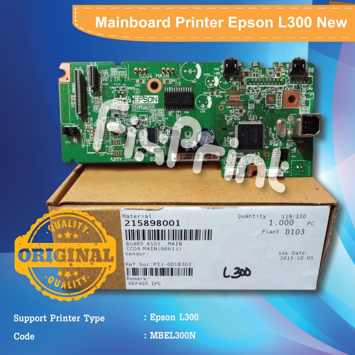 Mainboard Printer Epson L110 L300 Motherboard Epson L300 Original Board Epson L110 L300