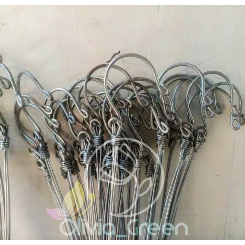 Kawat gantung pot 60cm kaki 3