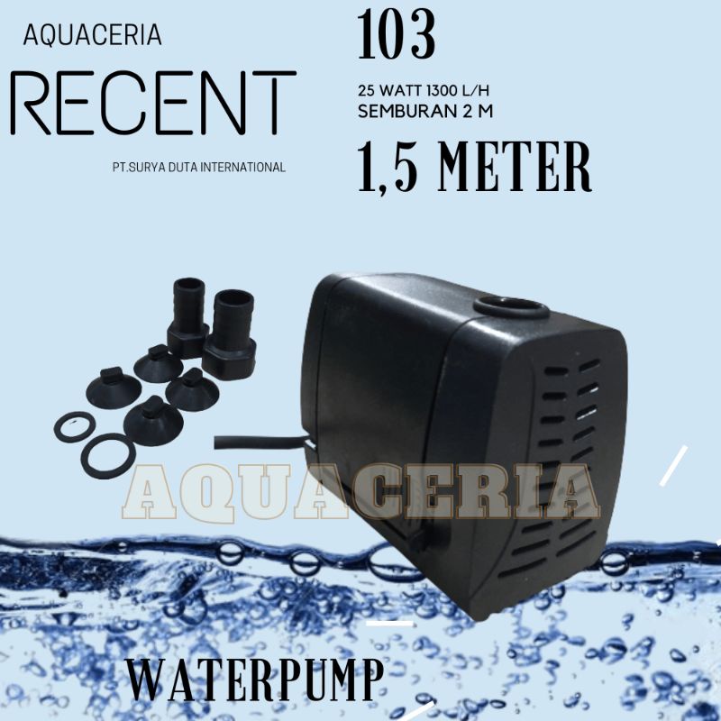 power head pompa celup air kolam ikan hias recent AA 103