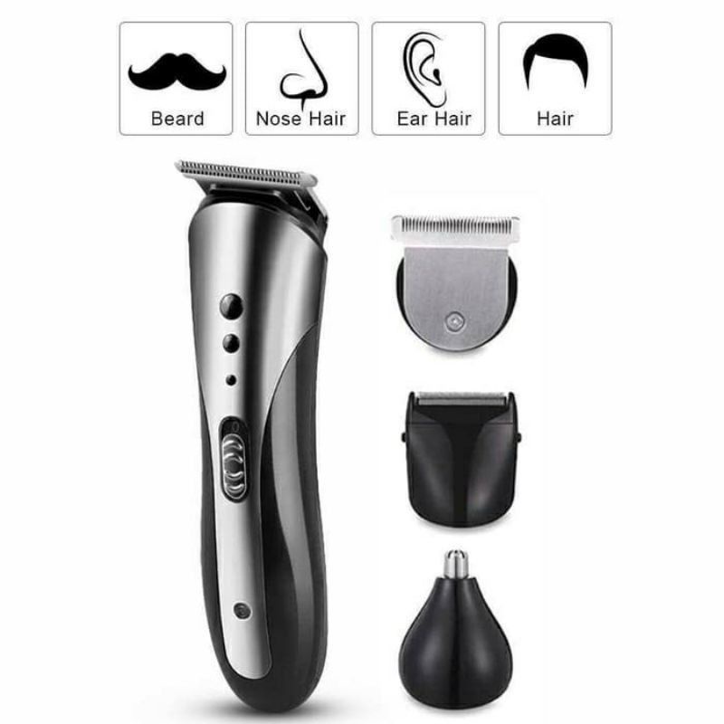 (COD) Kemei 1407 Hair Clipper Alat Mesin cukur Rambut Kumis Jenggot KM 1407 /