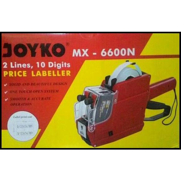 

Paket Joyko Mx-6600N (Huruf,Angka) - Alat Lebel Harga