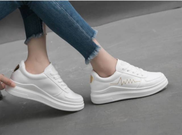 {COD/BAYAR DITEMPAT} DF 419 SEPATU WANITA SEPATU IMPORT DUNIA.FASHION SEPATU SNEAKER