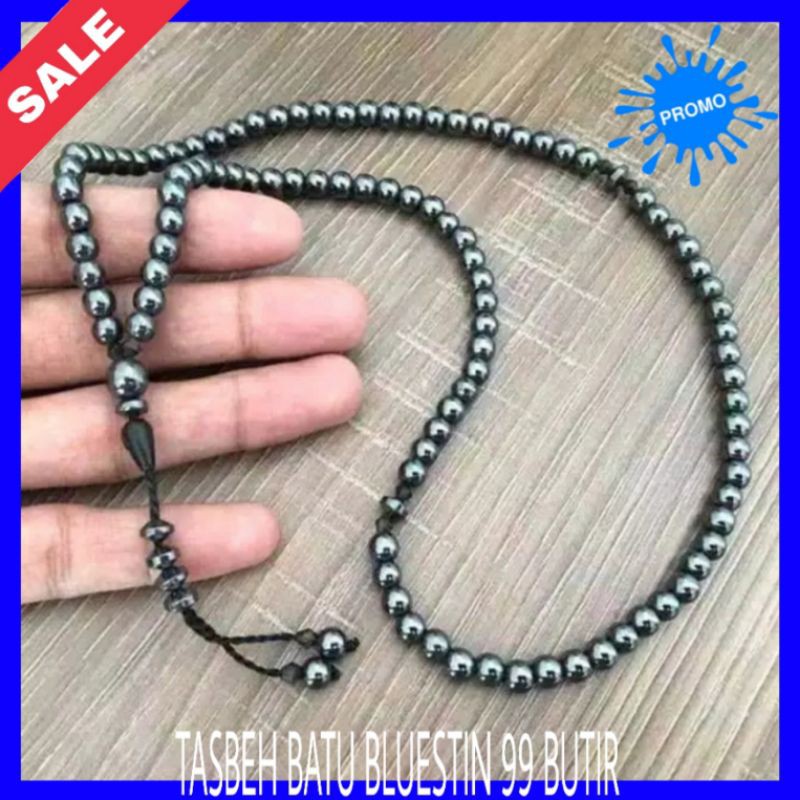 PROMO TASBIH BATU KESEHATAN BLUSTIN 99 BUTIR NATURAL ORIGINAL