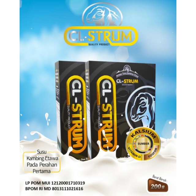

CL-Strum Susu kambing COLOSTRUM ( Perahan Pertama ) 200gr