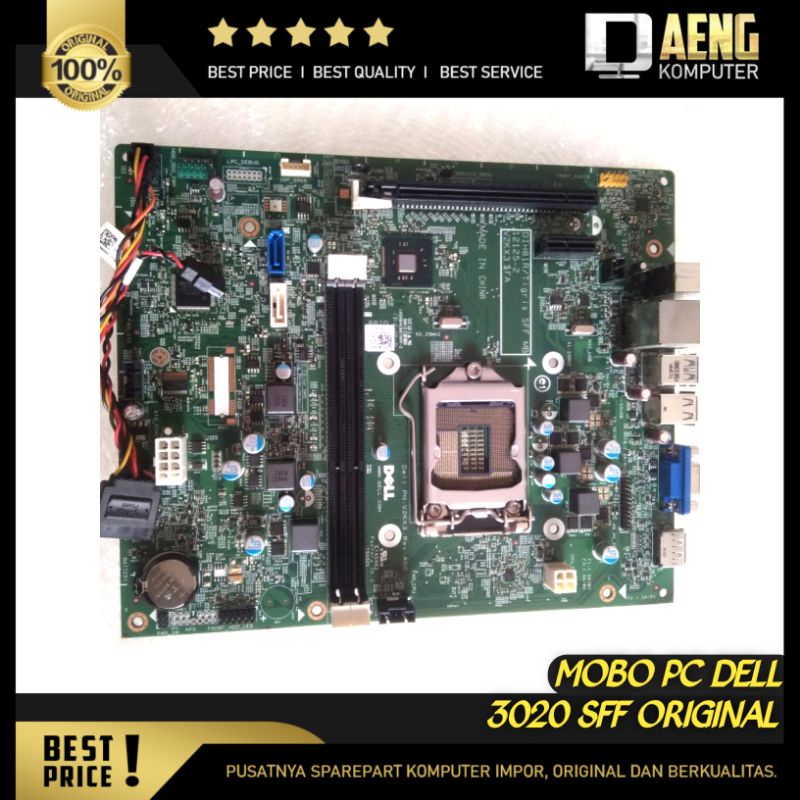 Motherboard Mainboard Mobo PC Mini Intel Dell Optiplex 3020 Sff Original Murah dan Berkualitas