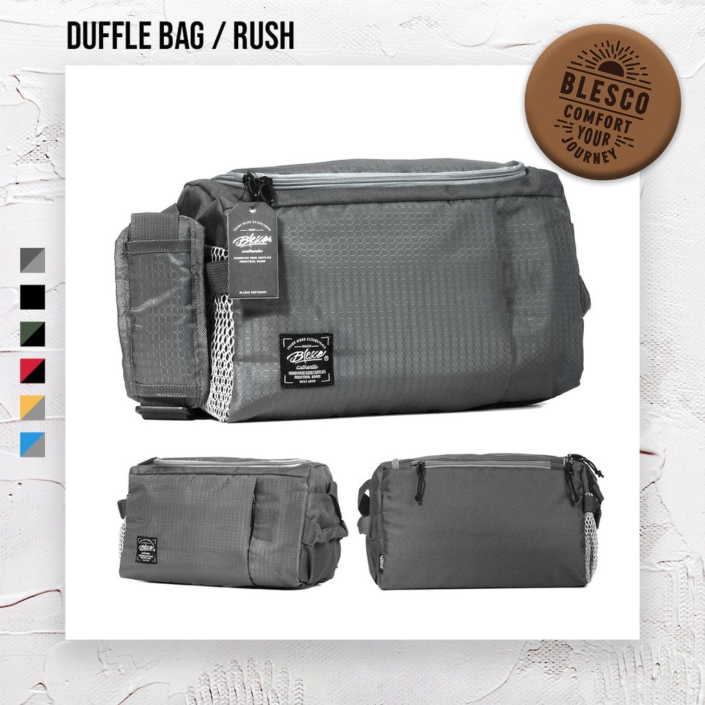 Tas Olahraga Gym Tas Fitness Warna Grey - Blesco Rush