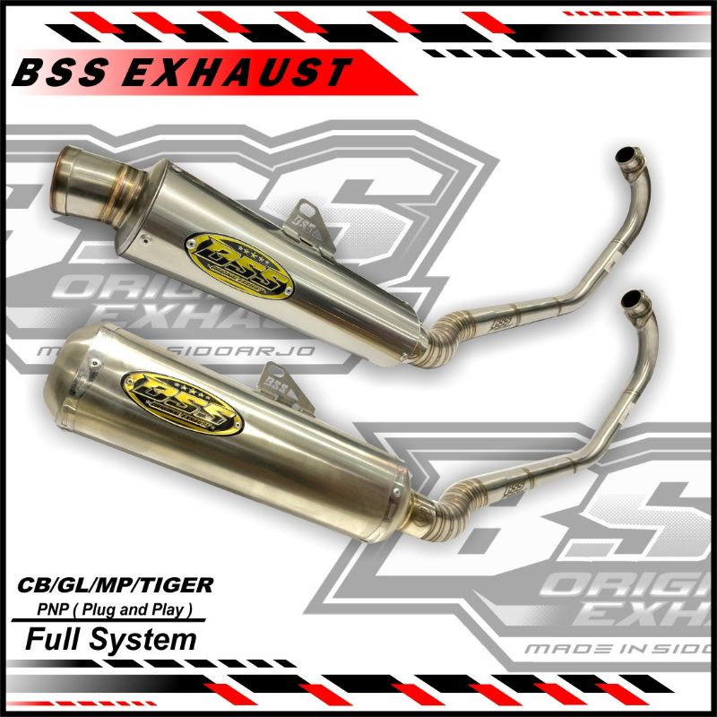 knalpot orginal bss sidoarjo type bulat dan kabsul