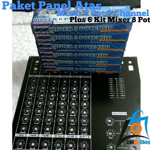 Paket Panel Atas Mixer 8 Pot 6 Channel Plus 6 Kit Mixer 8 Pot Limited