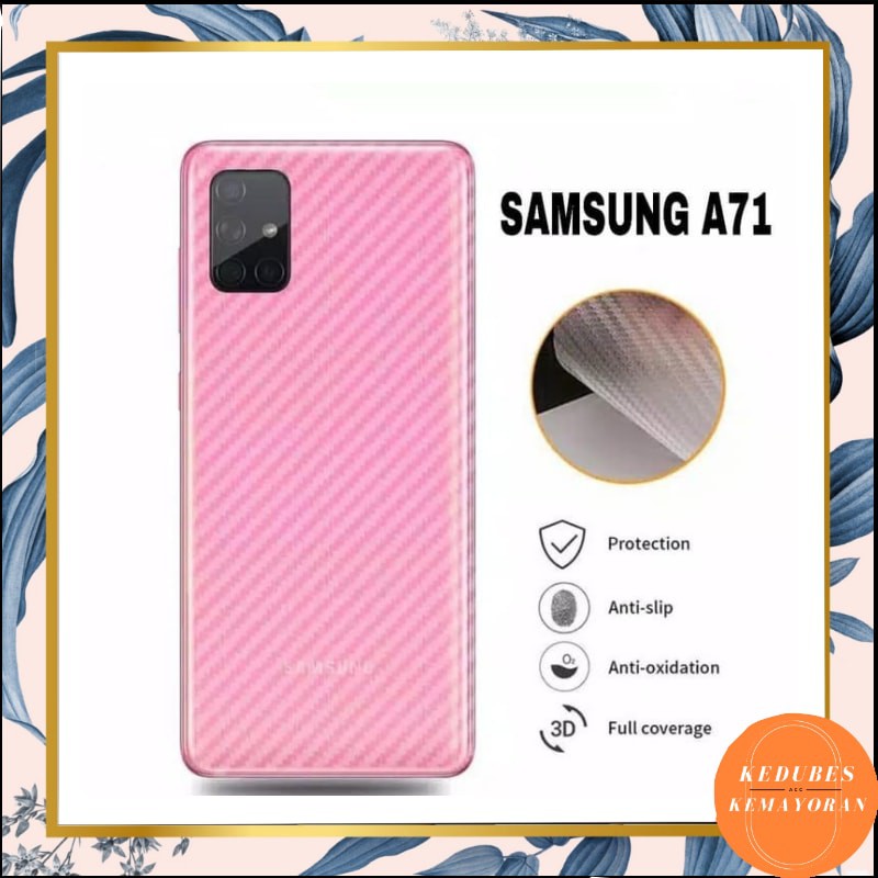 Promo skin carbon Samsung J2 prime, A51,M11, M31, A10, A20, A21s, A30, A30s, A11 [KK]