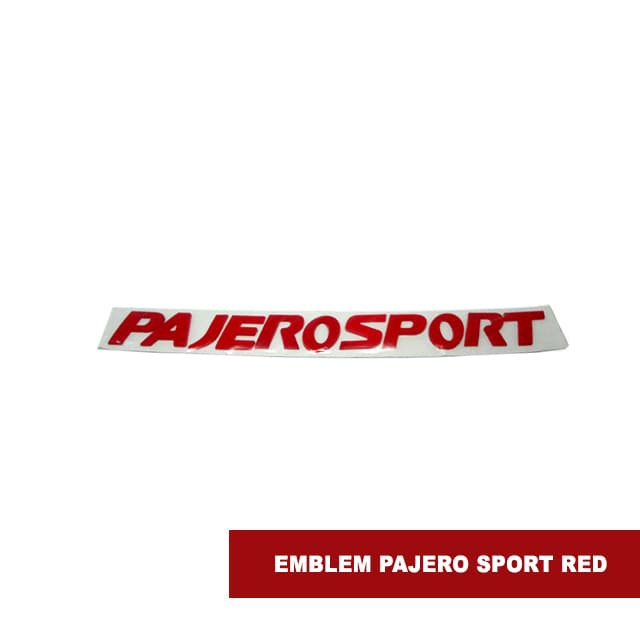 EMBLEM PAJERO SPORT RED