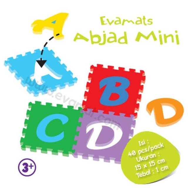 Evamat Playmat Puzzle Abjad Mini