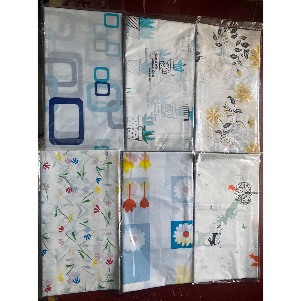 Taplak Meja Motif Anti Air Taplak Meja Cantik Medium Kotak Persegi Karakter Bergambar