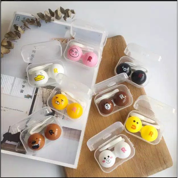 Tempat Softlens Mini Karakter Lucu Travelling