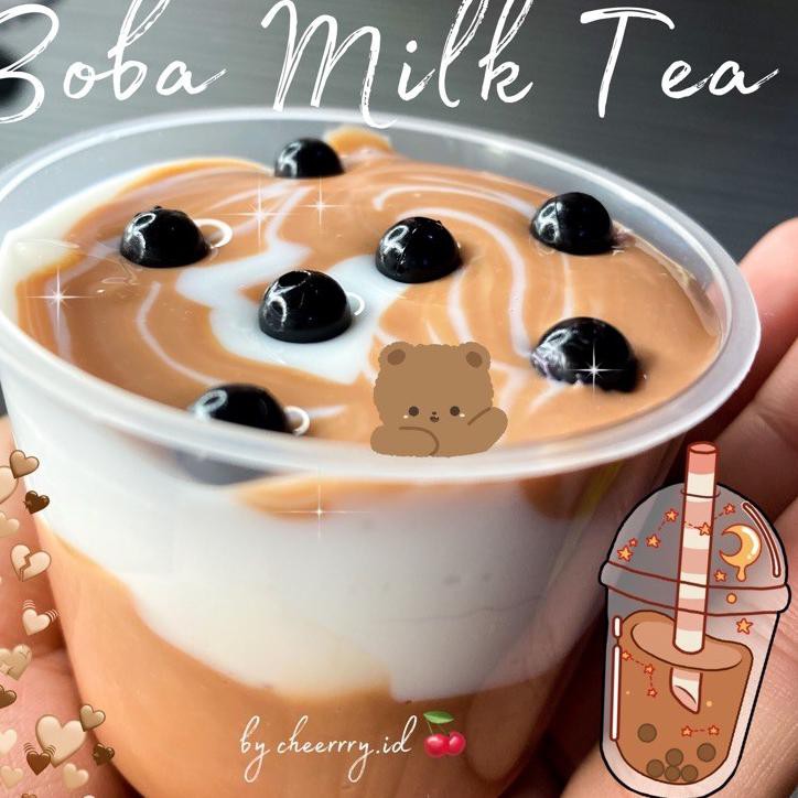 

Brightϟ Boba Milk Tea slime series by cheerrry.id