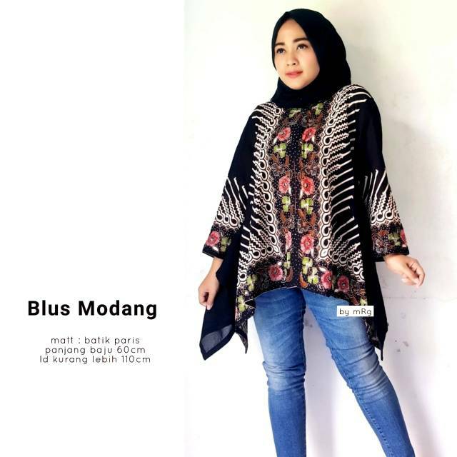 Blouse Modang Paris/ Blouse Batik Paris
