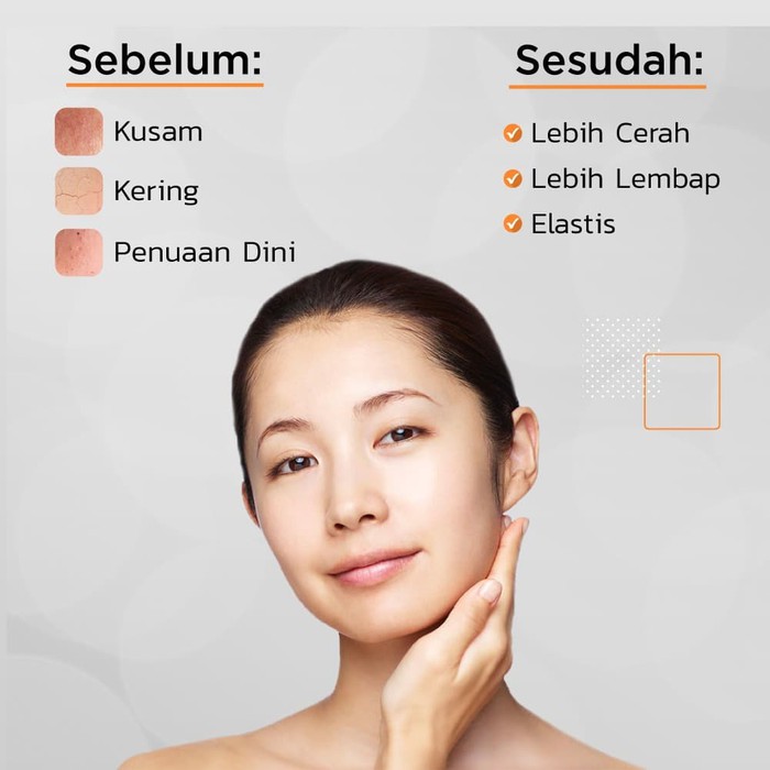 ERHA Paket Peeling Wajah - ERHA 10 + 11 + Masker Kolagen 4 Pcs / Terbukti Klinis BPOM