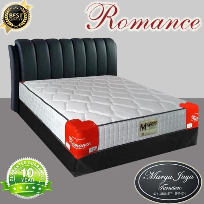 Kasur Spring Bed ROMANCE set uk 160 x 200 cm berikut divan dan sandara