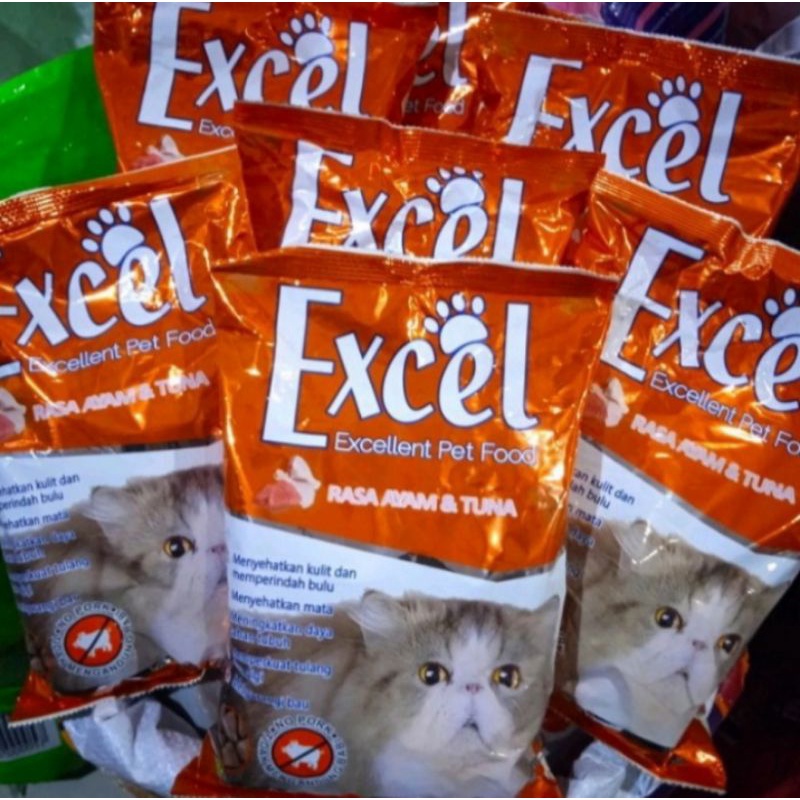 EXCEL 500GRAM/CHIKEN TUNA/MAKANAN KUCING