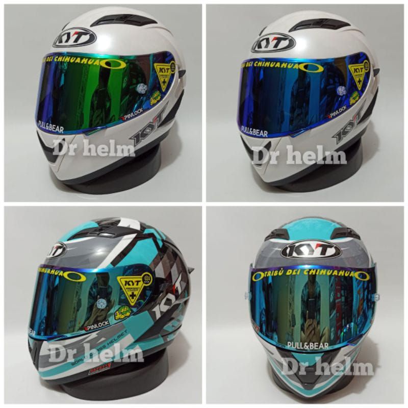 Kaca Flat visor  Helm Kyt Vendetta Falcon Fr 2 Flat Visor - Kaca Helm Kyt Vendetta Norisk - Flat Visor Kyt Vendetta - Kaca Visor Helm Kyt Falcon Fr Full