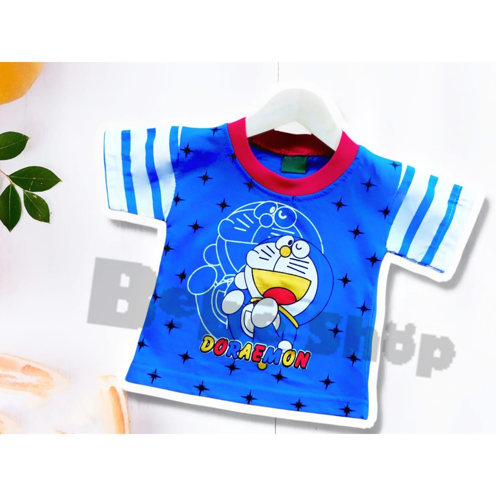 Setelan Baju  anak Karakter  Doraemon Bintang Usia 0-10 Tahun