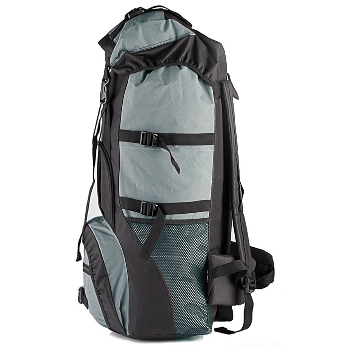 Justrue Ransel Gunung Pria Wanita 60 Liter Abu 014