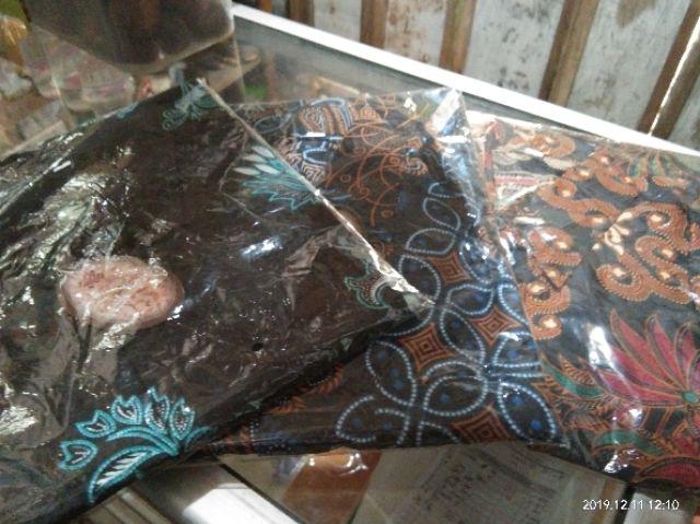 Kemeja Batik Pria Lengan Pendek Size M L Xl Xxl Bswart Batik Hrb026 Kenongo Hem Panjang Padi