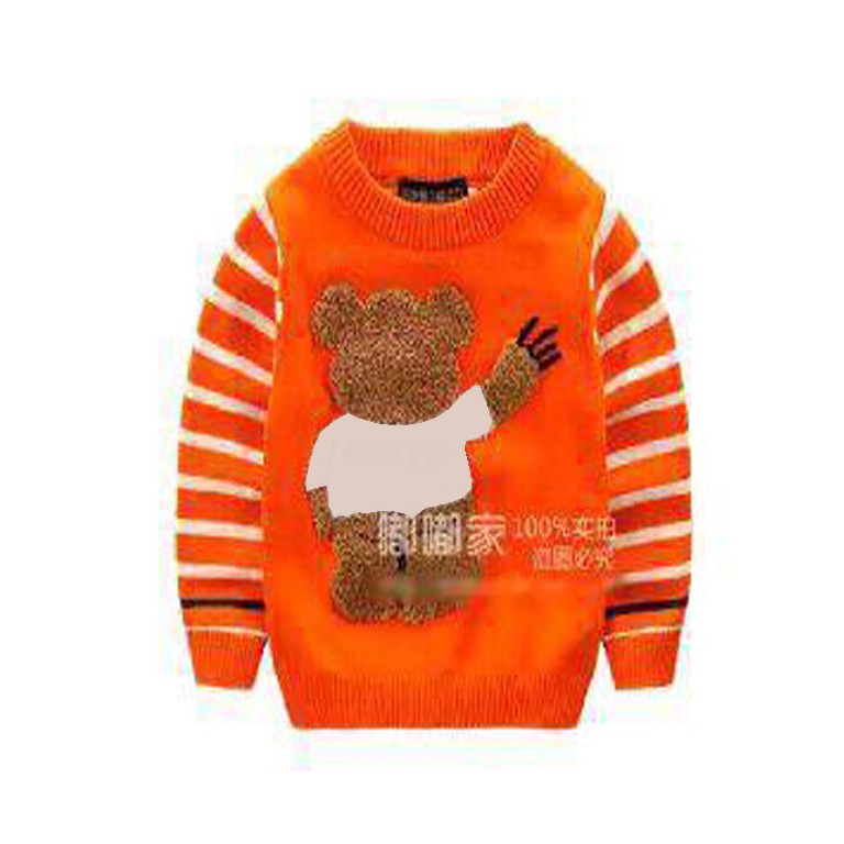 Promo 7.7 Baju Anak Perempuan Atasan Sweater Rajut halus Bear Kids