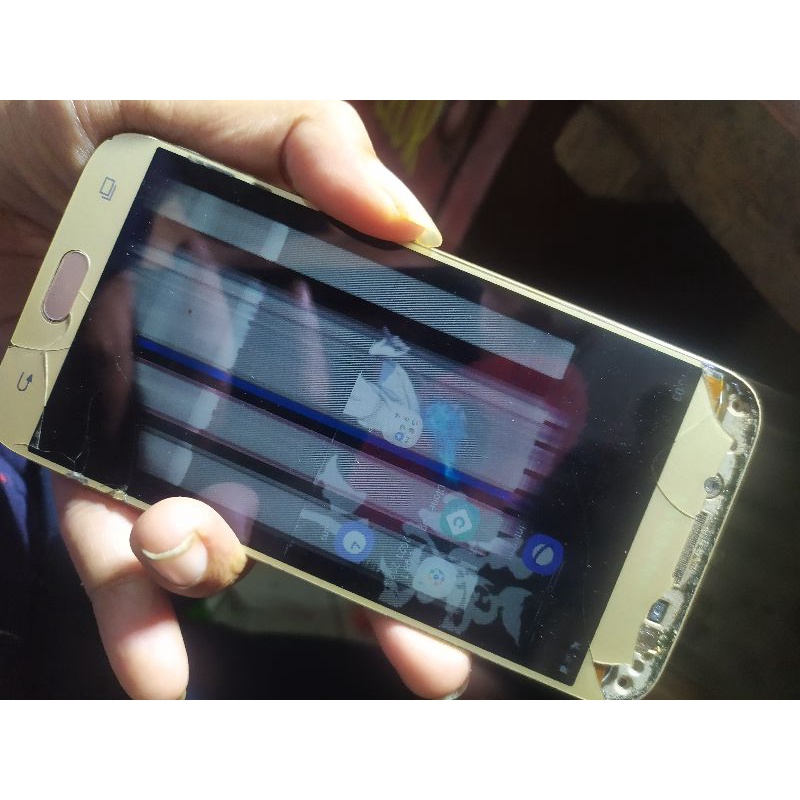samsung j7 pro j730g minus lcd mesin bebas pola