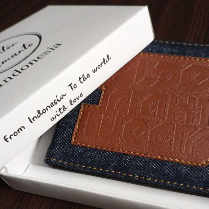 dompet pria dan remaja bahan denim levis model tempel yang keren dari anton hilmanto #dompetcowok #dompetremaja #dompetanak #dompetpria #dompet