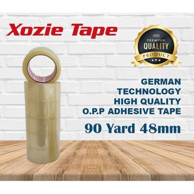 

1 Dus Grosir Lakban Bening Xozie Tape 48Mm 2" 90Yard Lakban Xozie Top - Bening Fauzinarman