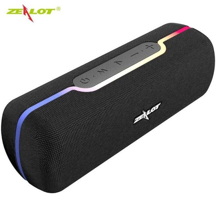 Speaker Portable Zealot S55 Speaker Bluetooth RGB LED