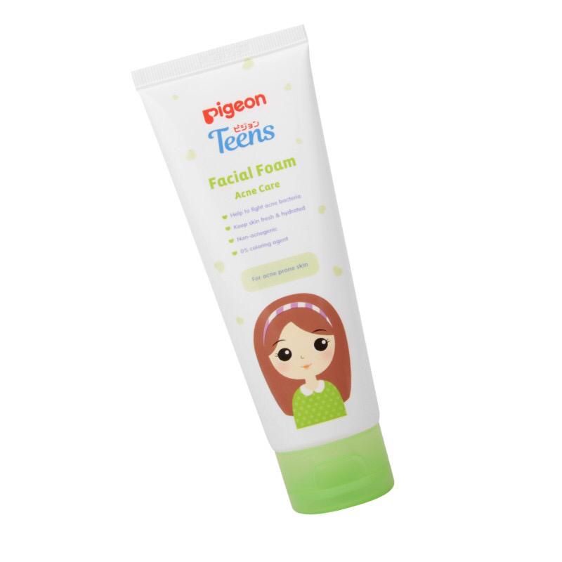 Pigeon Teens Facial Foam 100gr- Pigeon Sabun Cuci Muka Kulit Berminyak, Jerawat, Normal 100gr