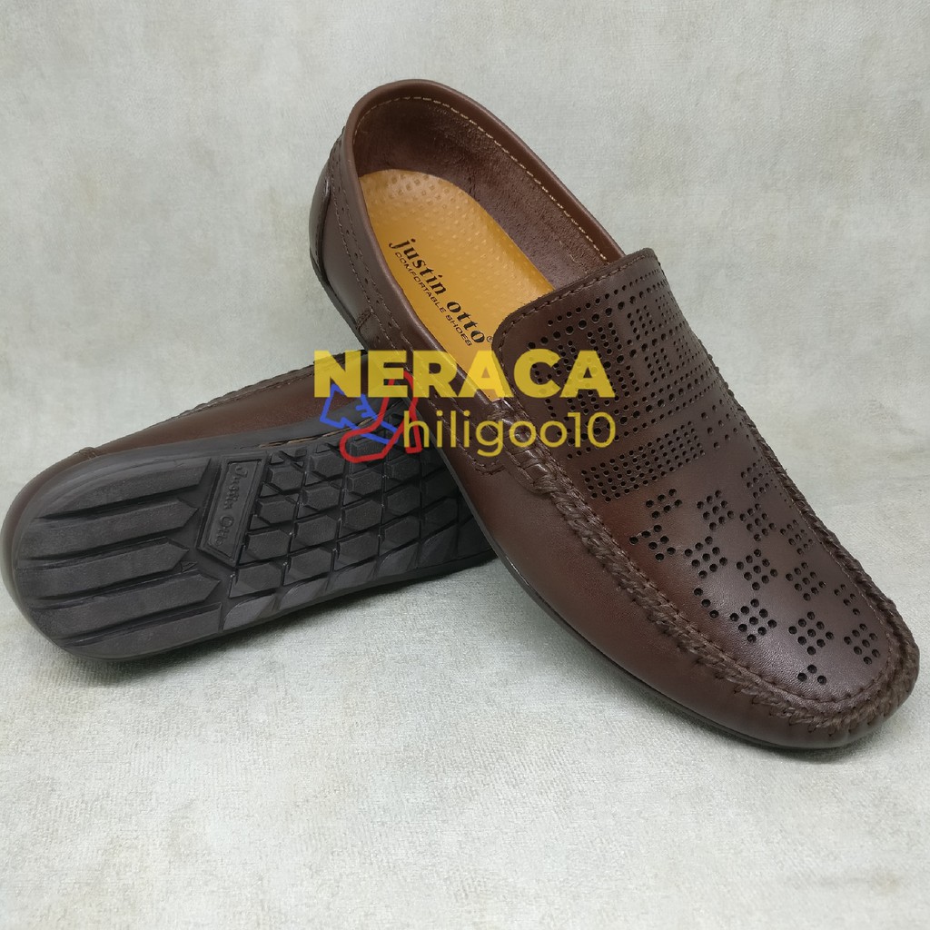 Justin Otto Sepatu Loafer Pria Rover 2389