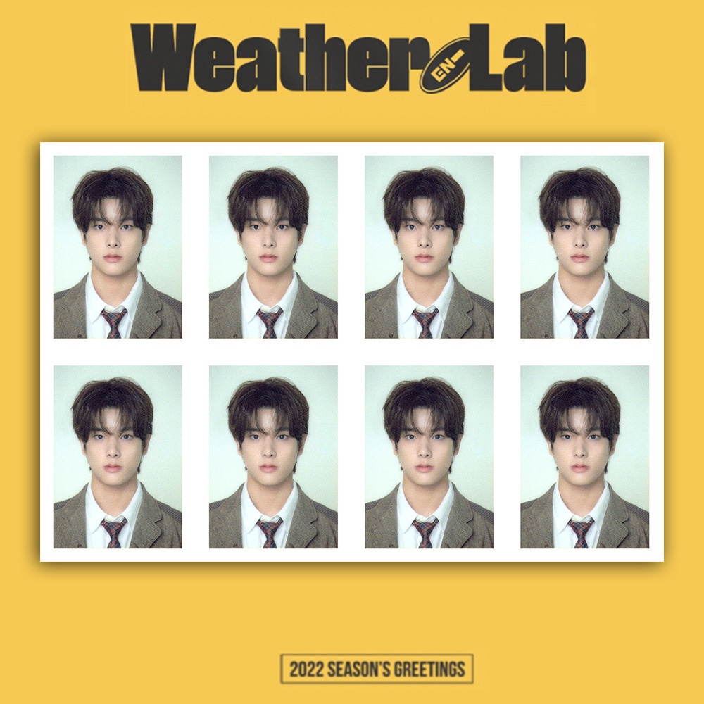 Enhypen SEASON Kartu Ucapan 2022 Satu Inci Foto Cuaca Lab ID Postcard