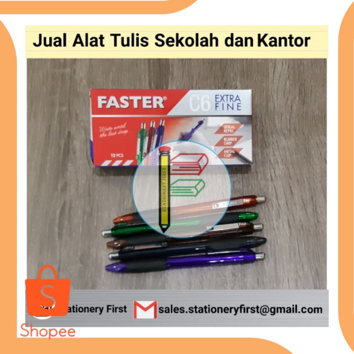 

Pen Faster C-6 - Hitam tools n parts 6Zept21