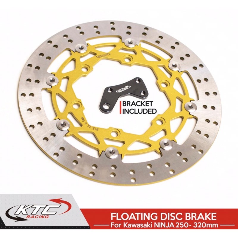PIRINGAN DEPAN KTC NINJA 250 karbu-NINJA KRR NEW -ninja KRR OLD DISK CAKRAM KTC 320mm