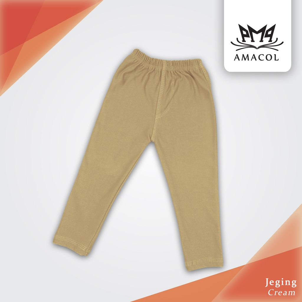 Amacol Celana Jegging Polos Anak by Amacol (Cream)
